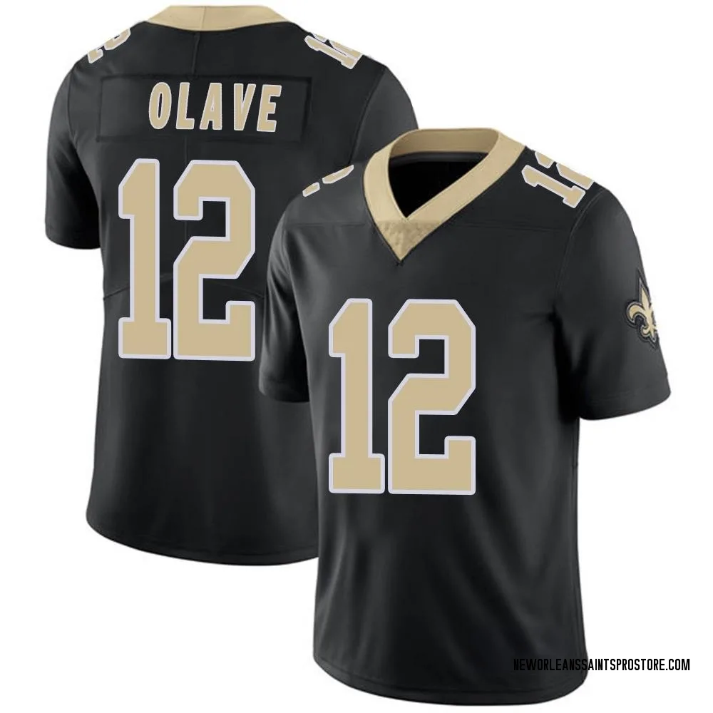 "Adult Limited Chris Olave New Orleans Saints Black Team Color Vapor Untouchable Jersey"