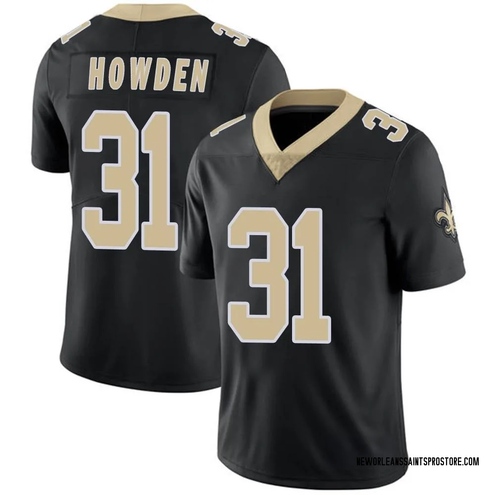 Adult Limited Jordan Howden New Orleans Saints Black Team Color Vapor Untouchable Jersey