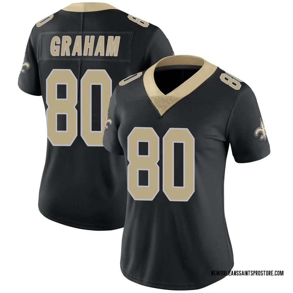 alt=&quot;Women's Limited Jimmy Graham New Orleans Saints Black Team Color Vapor Untouchable Jersey&quot; width=500