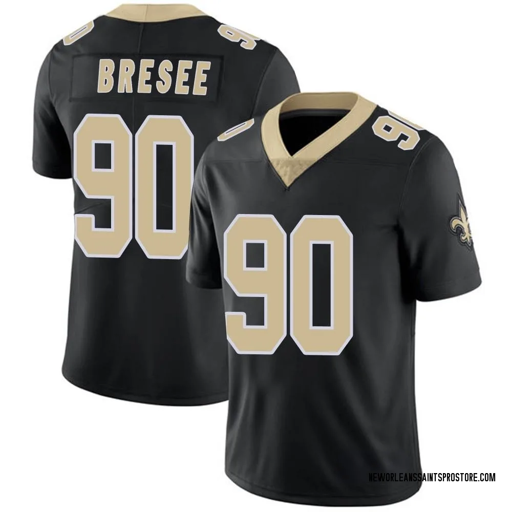 Youth Limited Bryan Bresee New Orleans Saints Black Team Color Vapor Untouchable Jersey
